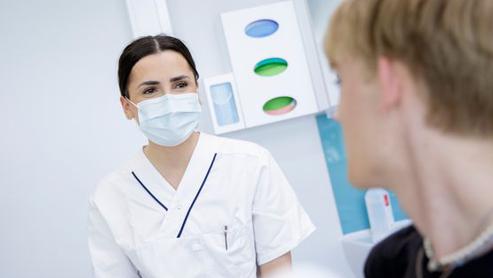 Tandhygienist och patient